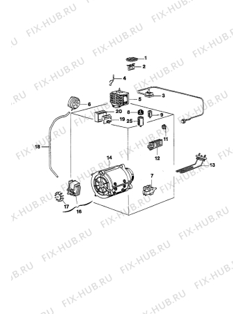 Взрыв-схема стиральной машины Zanussi ZT800XP - Схема узла Section 5